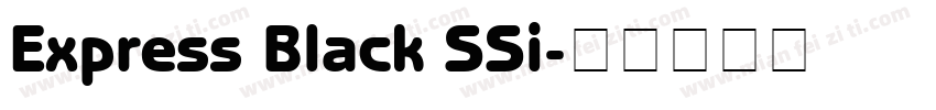 Express Black SSi字体转换